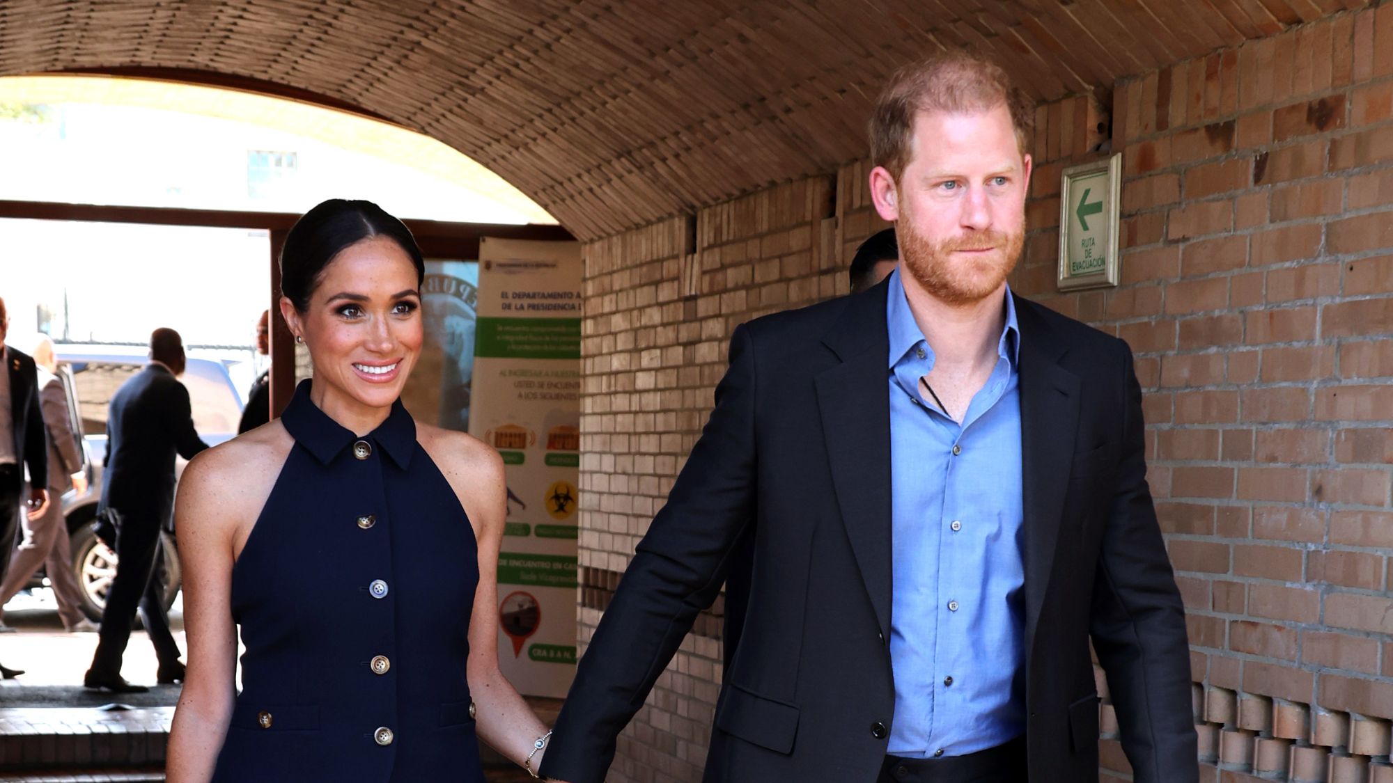 Prince Harry and Meghan Markle in Colombia 