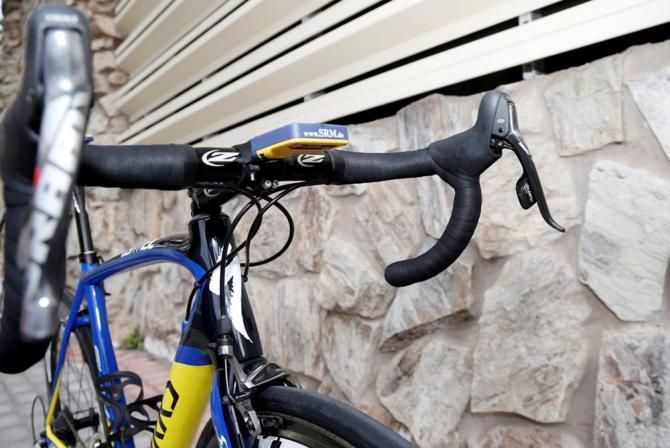 Look closely and its Michael Morkov&rsquo;s SRM PC7 fitted for the photos