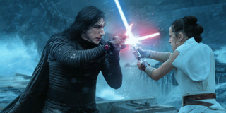 Kylo Ren and Rey battle in Star Wars: The Rise of Skywalker