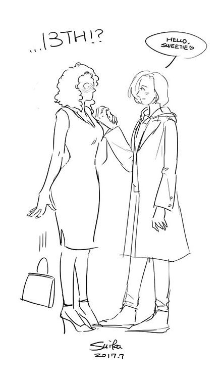 Suika imagines how old characters might react to the new Doctor