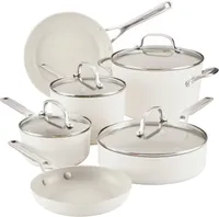 KitchenAid Hard Anodized Ceramic Nonstick Pots and Pans Set