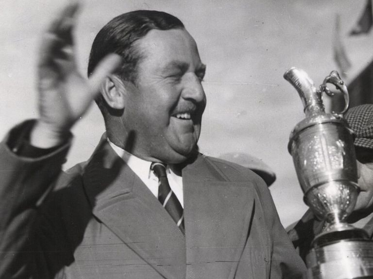 Bobby Locke at the 1952 Open Championship