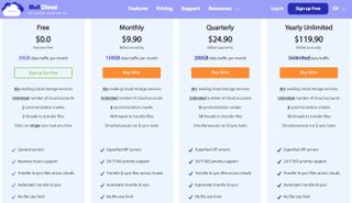 MultCloud review - MultCloud's different subscription options
