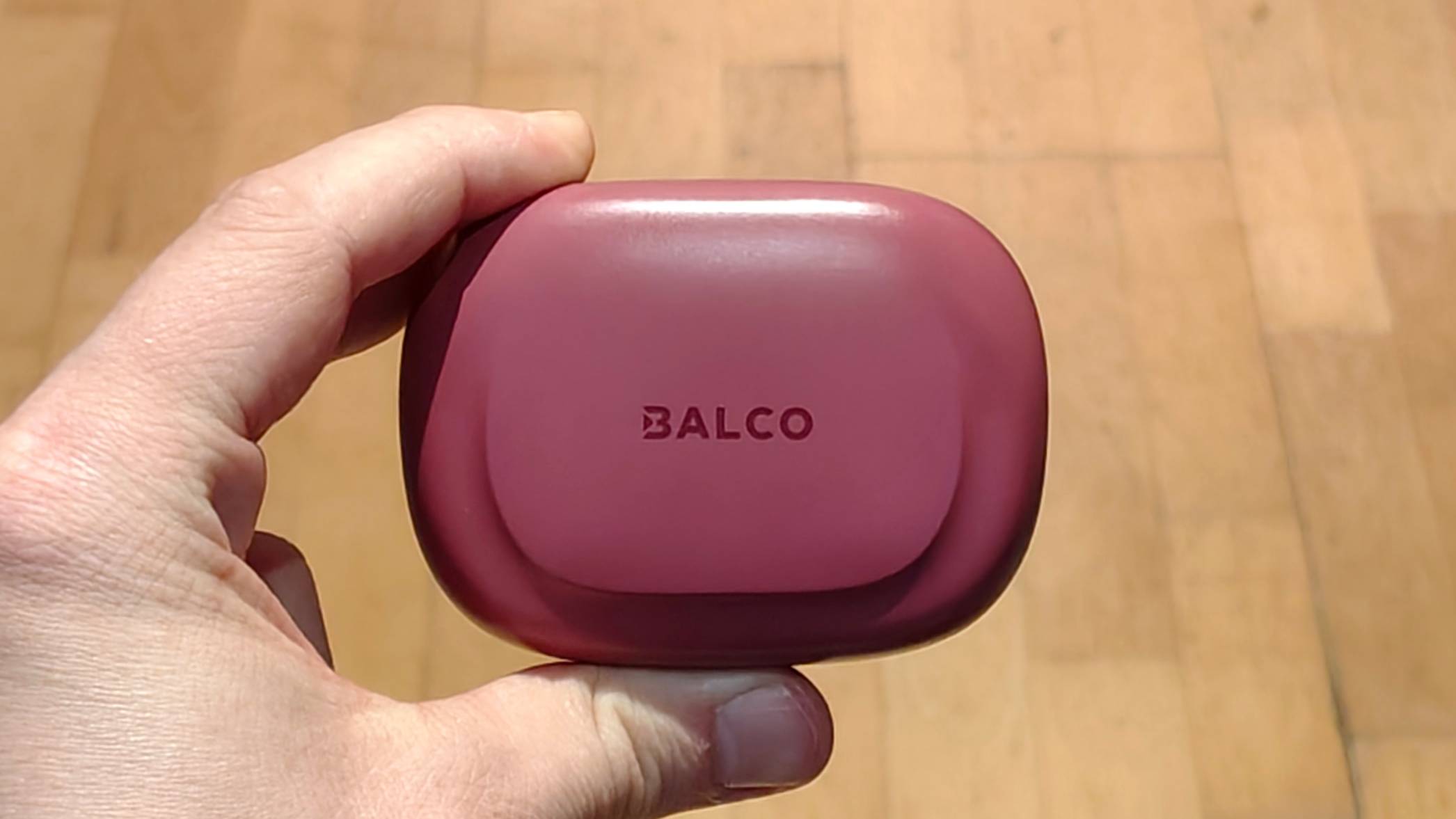 The Balco Sports Earbuds case
