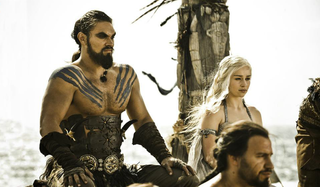 Game of Thrones Daenerys Targaryen Emilia Clarke Khal Drogo Jason Momoa HBO