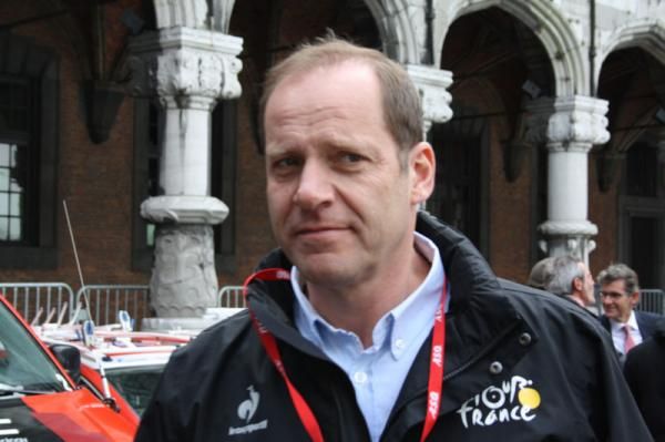 Christian Prudhomme attended the teams presentation in Liege