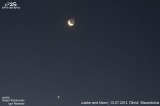 Jupiter Occultation of July 15, 2012 Seen in Macedonia