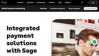 Website screenshot for Sage