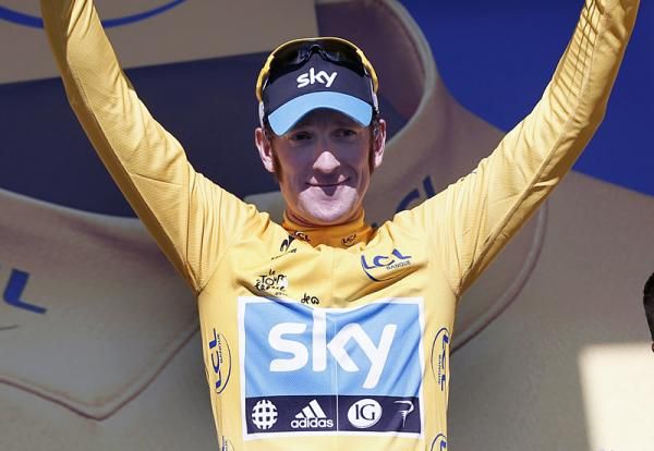 Bradley Wiggins (Sky) remains in the yellow jersey.
