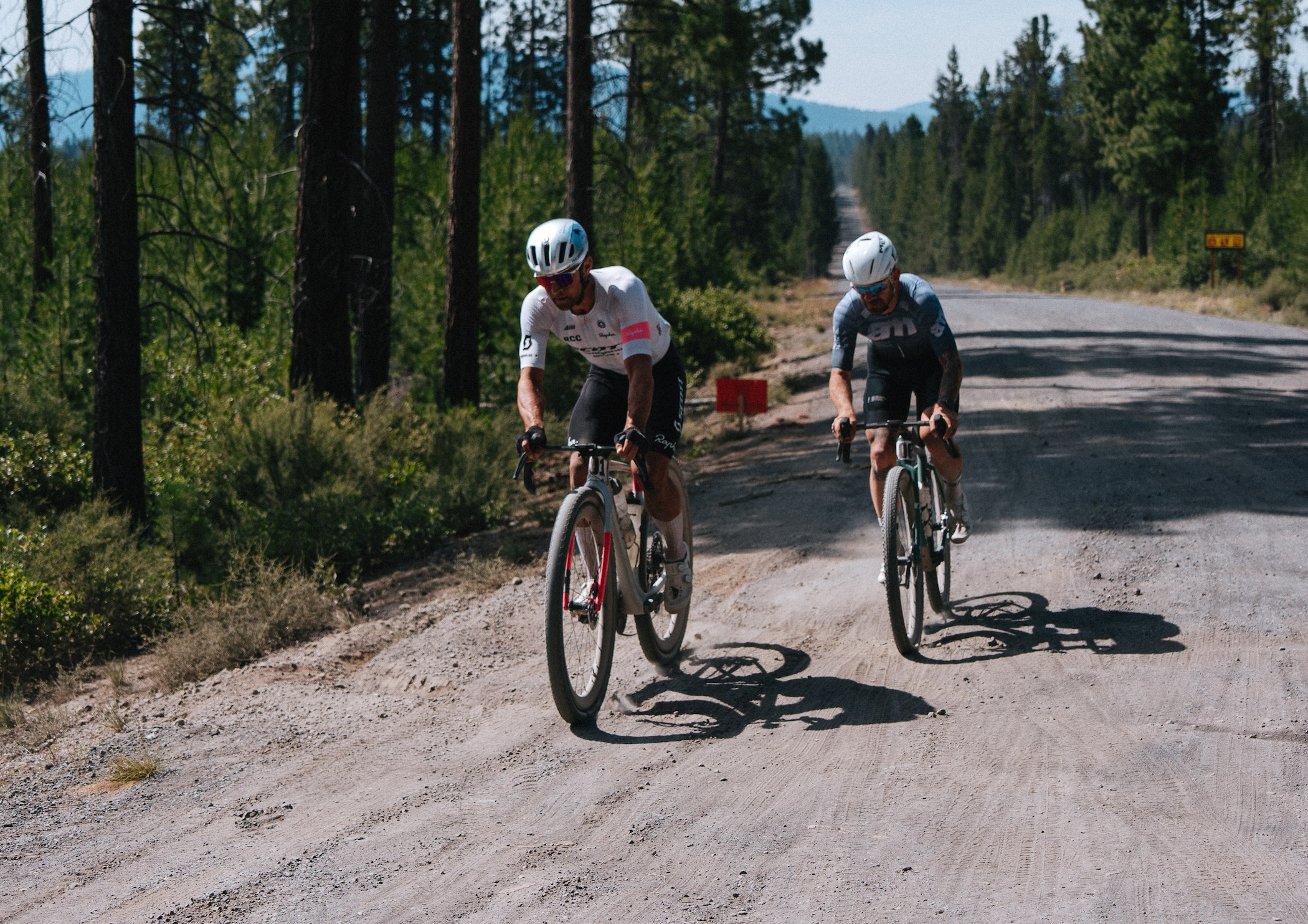 Cameron Jones (left) goes back-to-back with GC titles at Oregon Trail Gravel Grinder