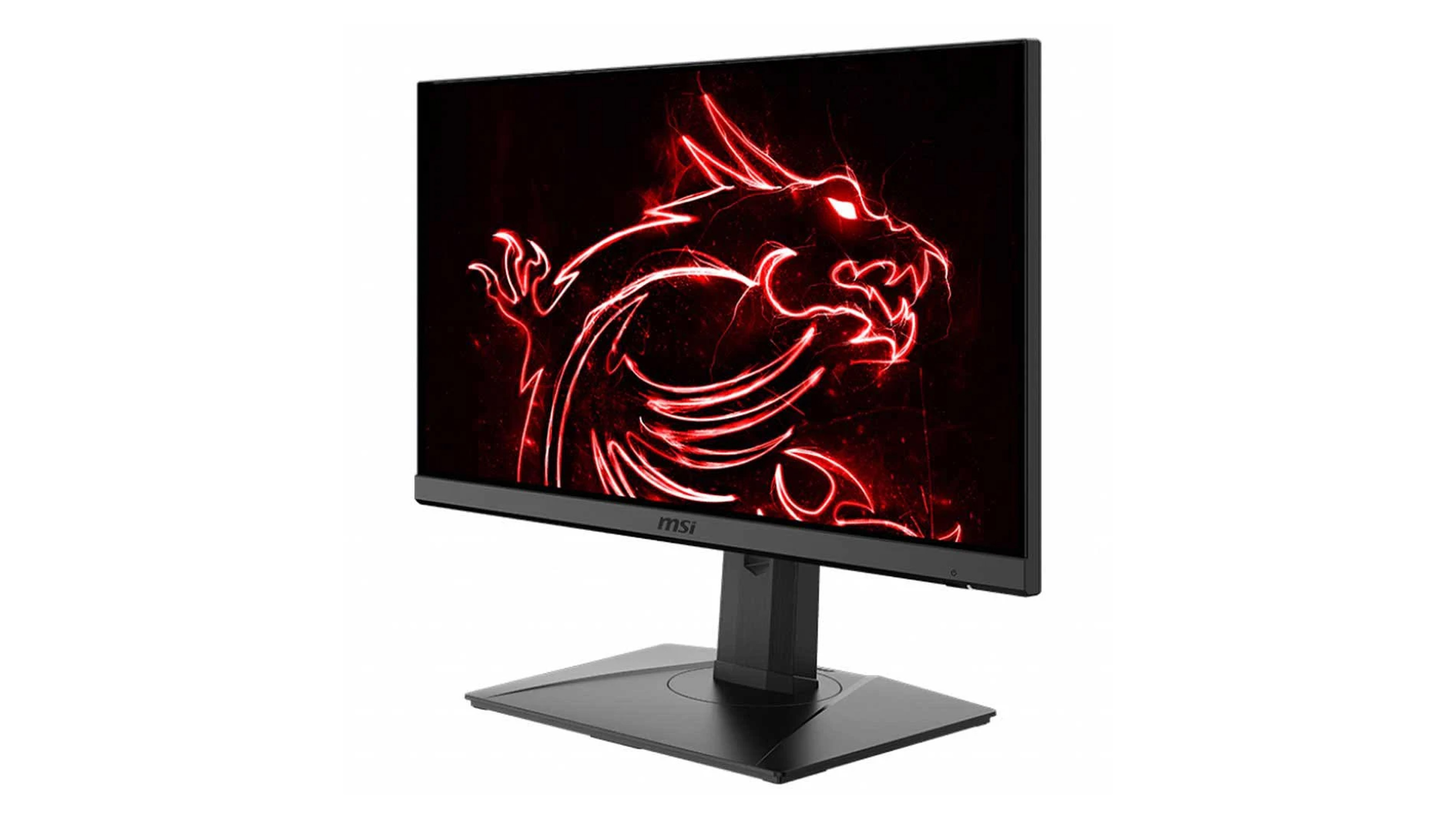 MSI Oculux NXG253R against a white background