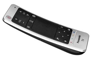 The smart wand remote incorporates a touchpad