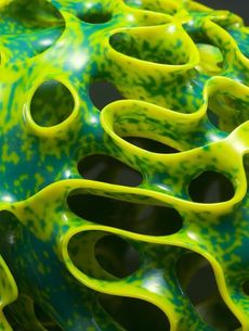 One of the highlights of a 3D printing exhibit at the London Science Museum is "Pneuma 2," which is an artistic representation of a human lung from MIT professor Neri Oxman.