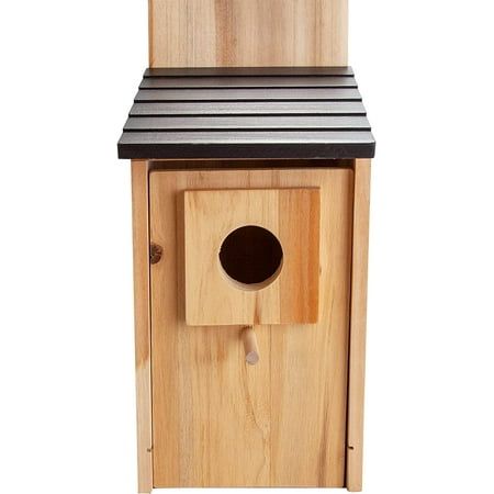 Cartman Cardinal Wooden Hummingbird Pole Mounted