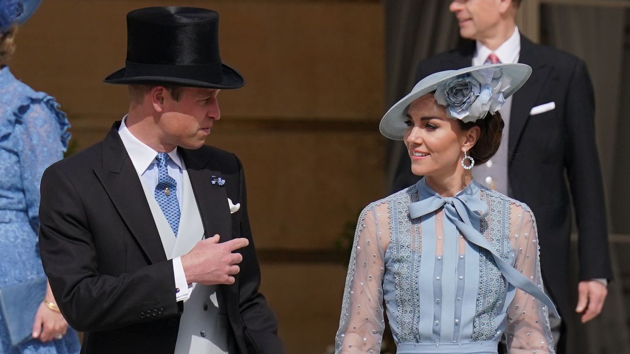 Kate Middleton’s rows with Prince William make them &quot;relatable&quot;. Seen here together during King Charles III&#039;s Coronation Garden Party