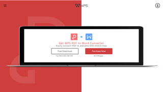 Screenshot WPS PDF to Word Converter