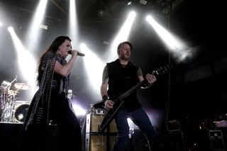 [L-R] Amy Lee and Troy McLawhorn of Evanescence
