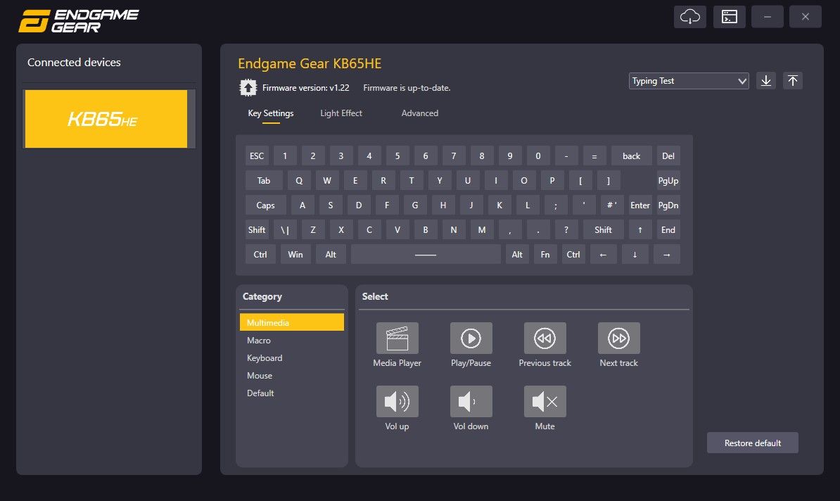 Endgame Gear KB65HE