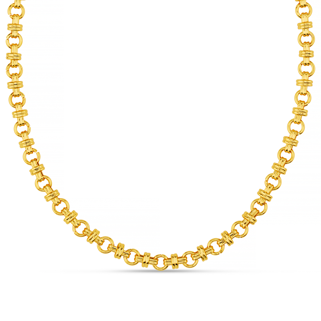 Cross Link Chain Necklace