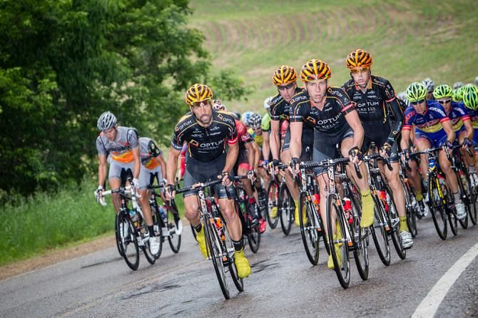 Optum spent the day on the front protecting the yellow jersey