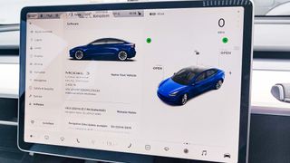 Tesla Model 3 dash display