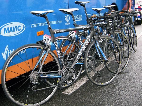 Garmin-Transitions are using low-profile rims.
