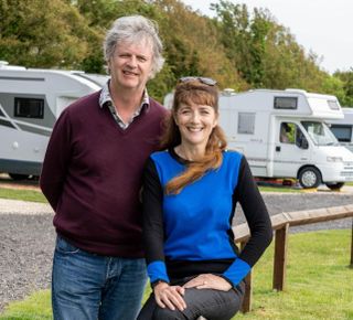 TV tonight Paul Merton and his wife Suki Webster try motorhoming.