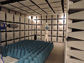 The anechoic chamber is not only expensive, but also very pretty.