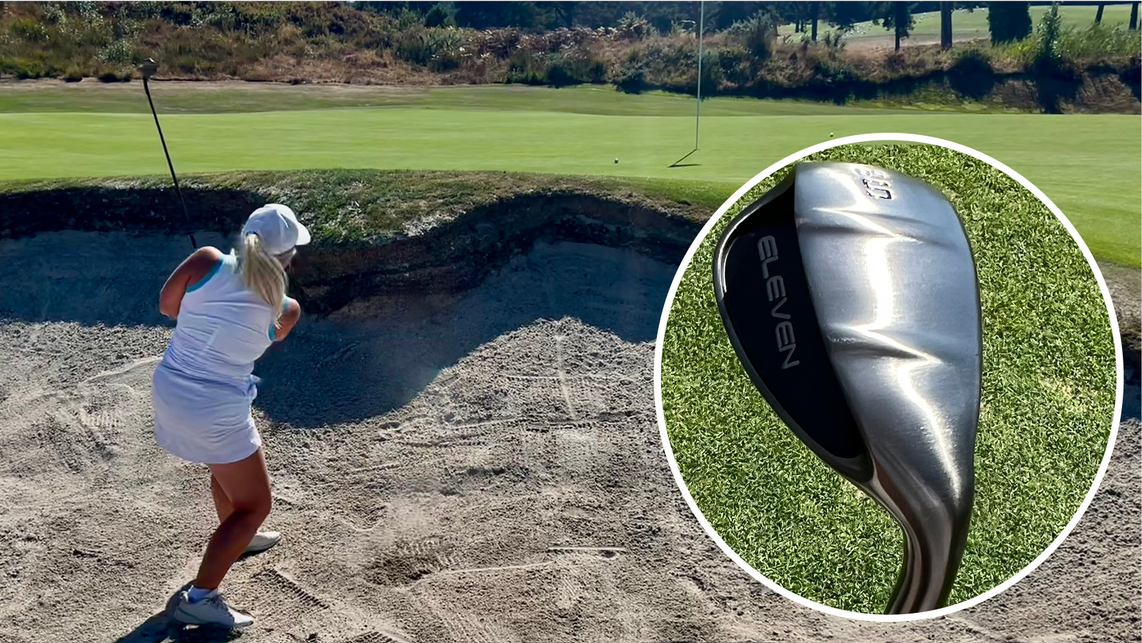 Carly Cummins using the Elite Bunker Blaster