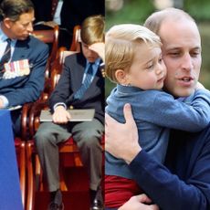 Prince Charles, Prince William as dads