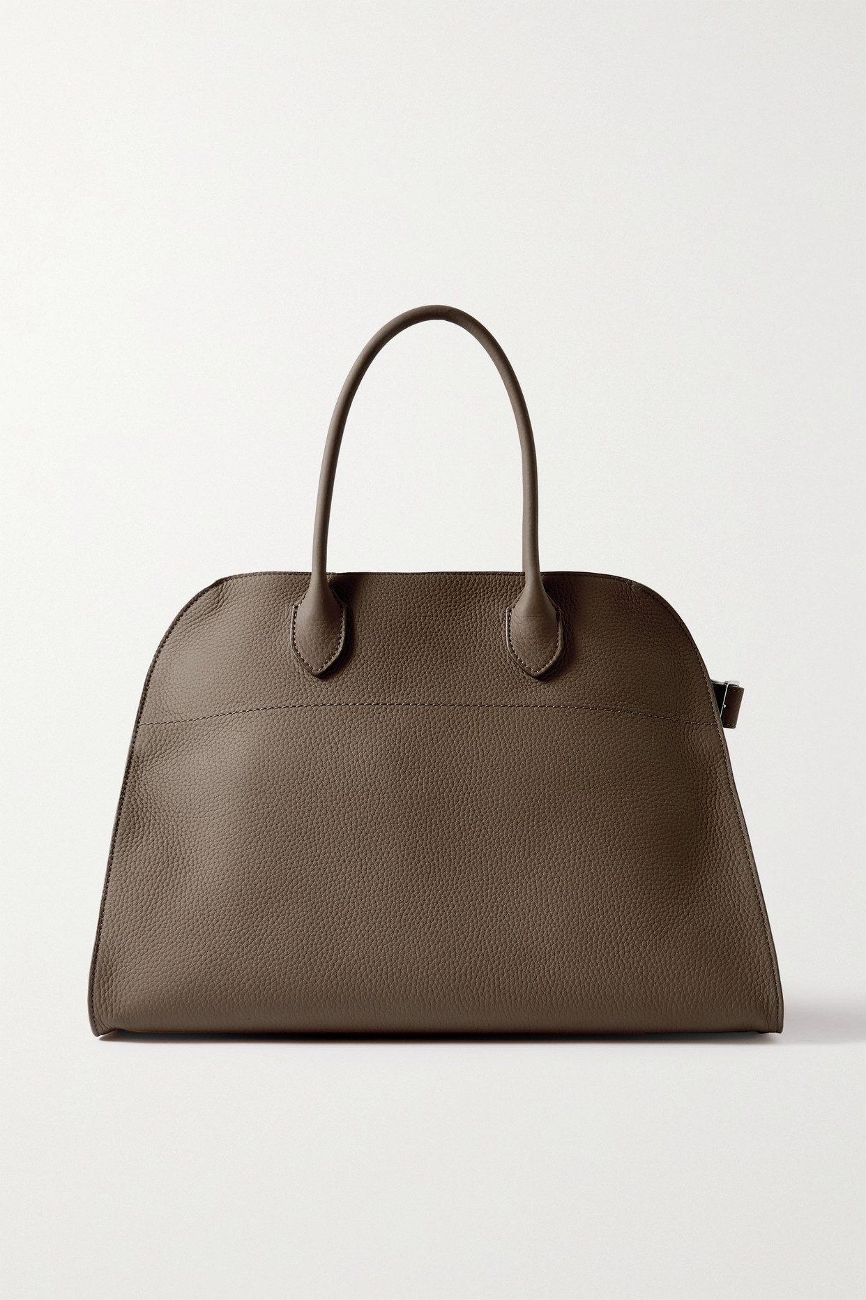 Margaux 15 Air Buckled Textured-Leather Tote