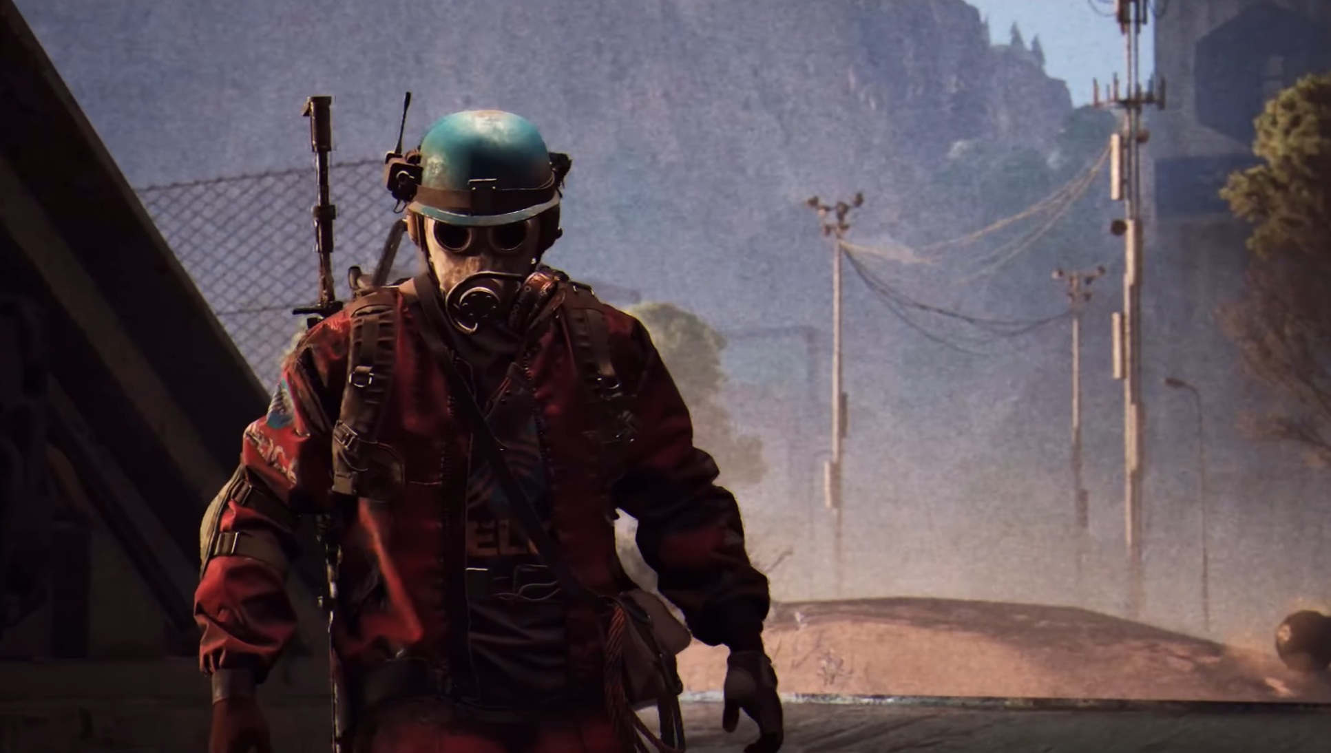 close-ups of players in Arc Raiders shot in a war documentary style