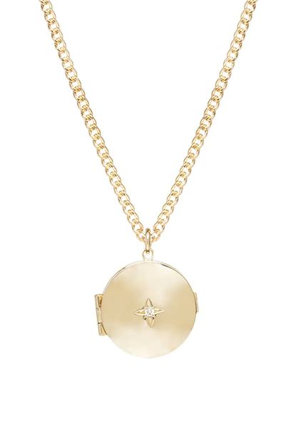 Zoë Chicco 14K Yellow Gold & Diamond Round Locket Necklace