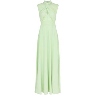 Diane von Furstenberg Mallery cross-over maxi dress