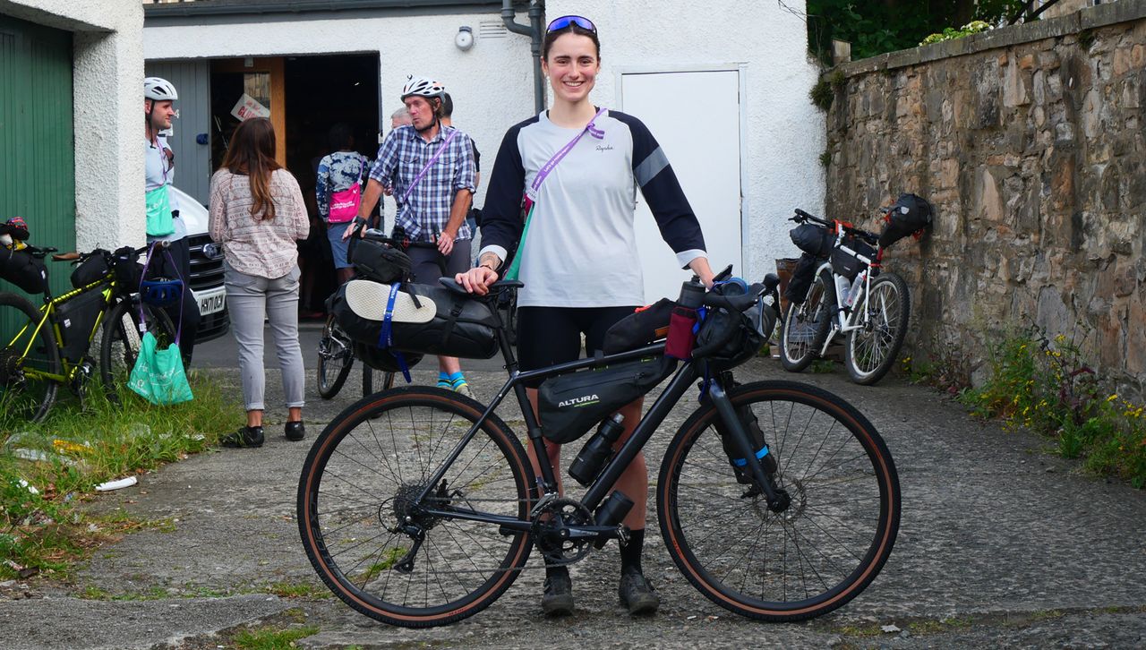 Camille's Pennine Rally bikepacking setup