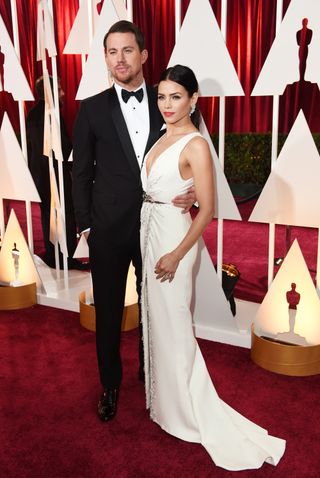 Channing Tatum & Jenna Dewan Tatum At The Oscars, 2015