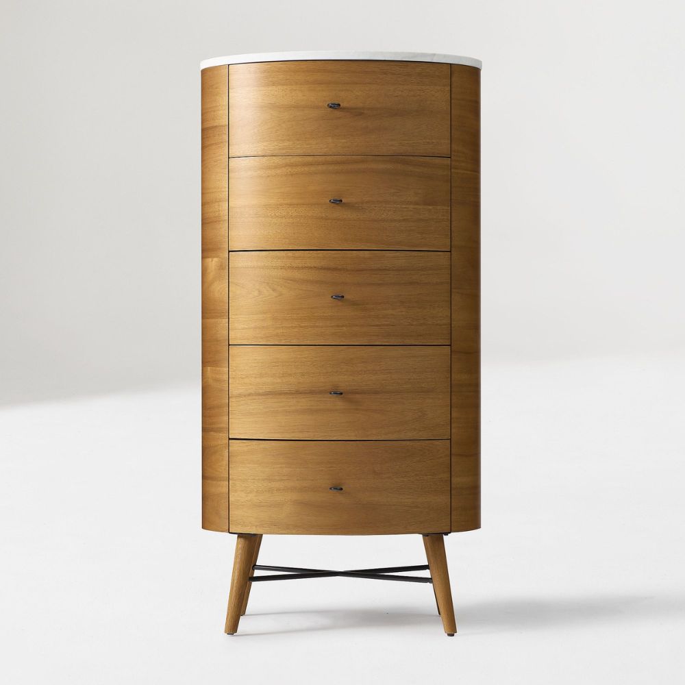 Penelope Narrow 5-Drawer Dresser (26)