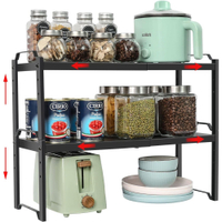 Stackable, Expandable Shelves For Kitchen Cabinet Storage| Was $39.99, now $31.99, from Amazon