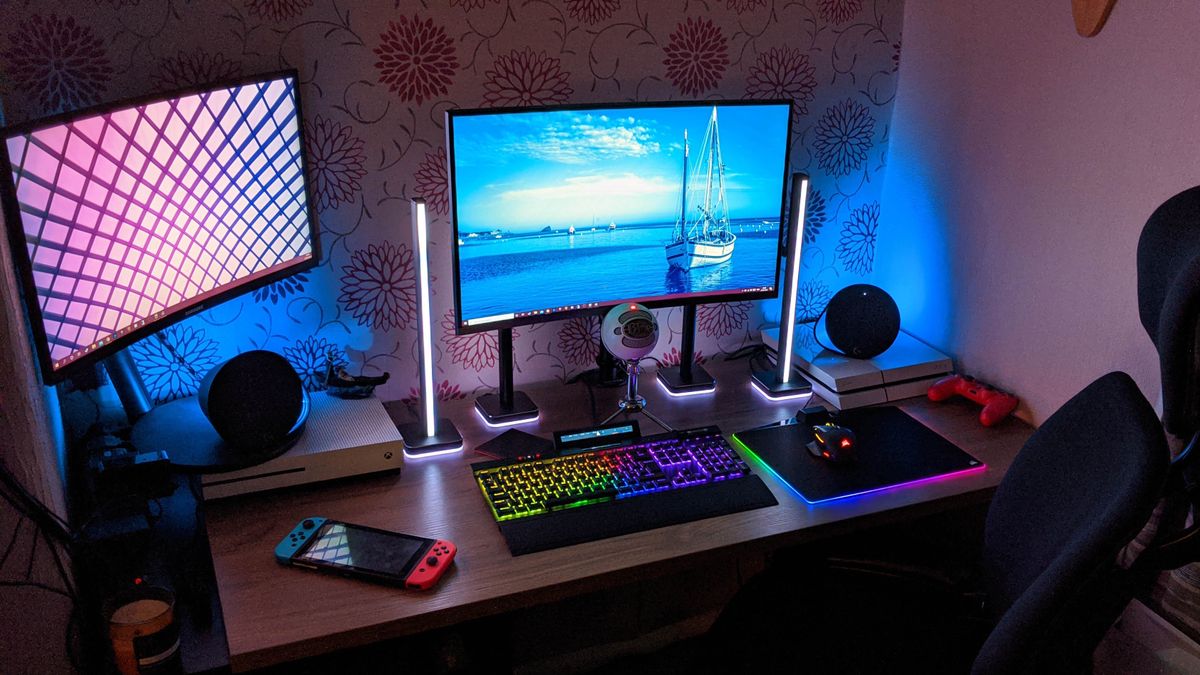 Sound Activated Desk LEDs for Gaming PC Setup 