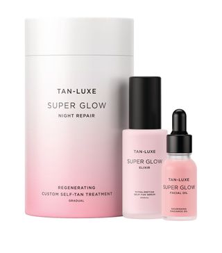 Tan Luxe Super Glow Night Repair Set |  Harrods Großbritannien