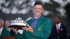 Rory McIlroy with The Masters trophy
