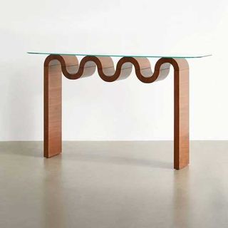 a wiggle console table