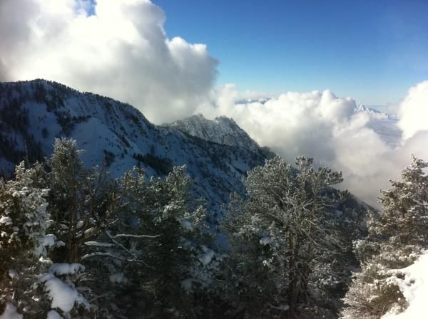 Looking toward Mount Olympus and Salt Lake City