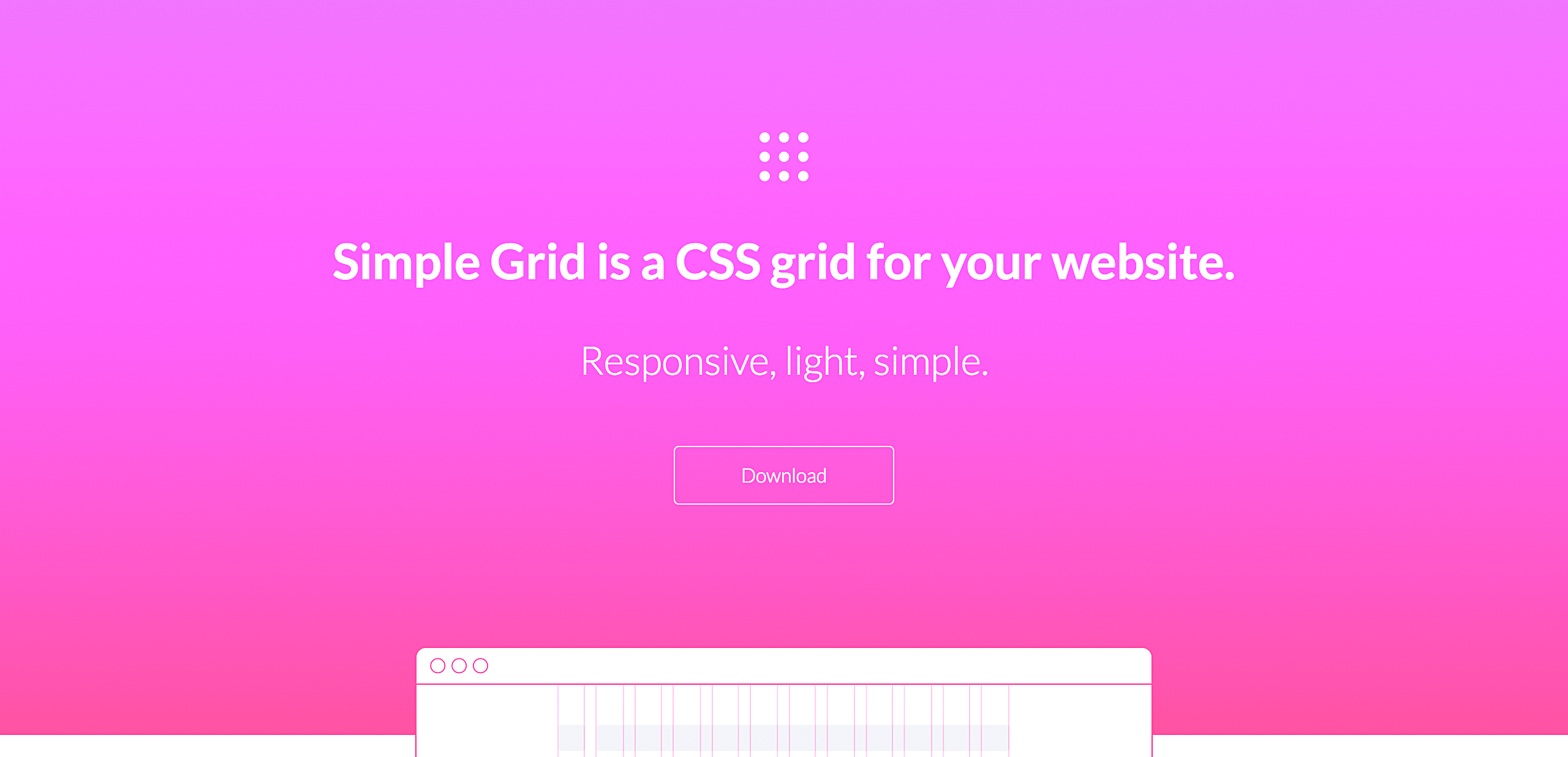 Simple Grid lives up to its name with a straightforward system