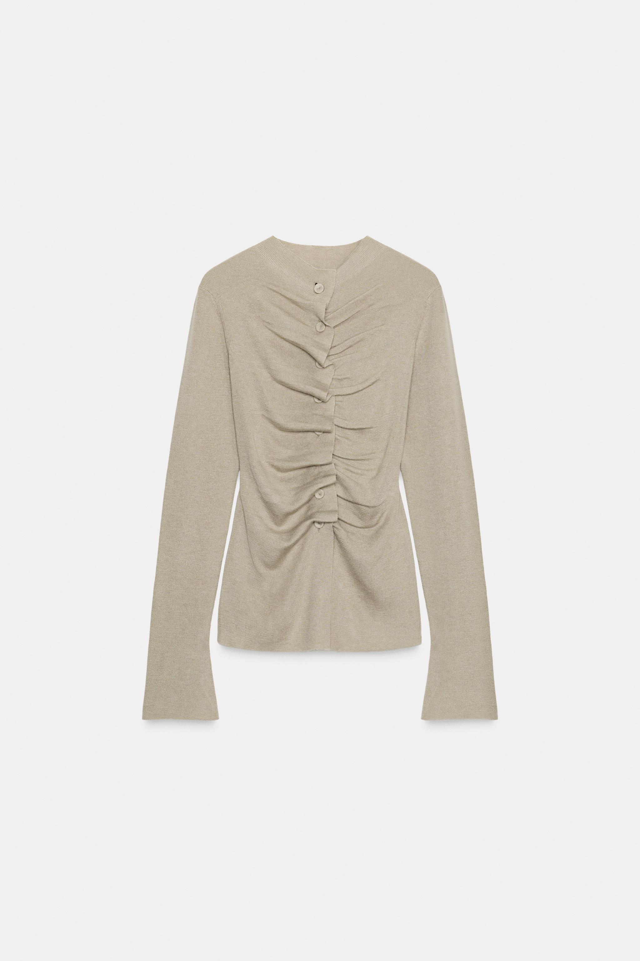 Draped Knit Jacket