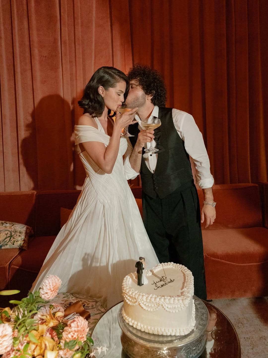 Selena Gomez wore a secret third wedding dress during the reception