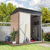 YODOLLA Outdoor Metal Steel Storage Shed