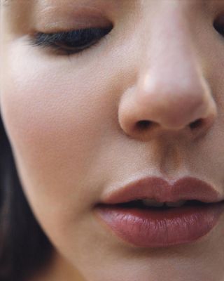 Up-close skin texture