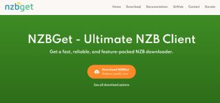 NZBGet homepage