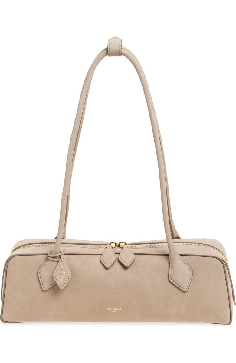 Medium Le Teckel Suede East/west Shouder Bag